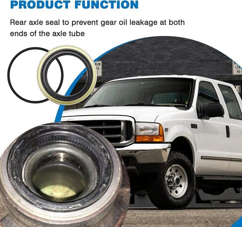 Rear Axle Seal and O-Ring Kit Fit for 1999-2024 Ford Super Duty F250 F350,2000-2005 Excursion, 2015-2019 Transit 150 250 350,Inner Wheel Seal Rear Hub Oil Seal Replace for 370247A, E5TZ-4A331-A in Kuwait