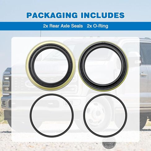 Rear Axle Seal and O-Ring Kit Fit for 1999-2024 Ford Super Duty F250 F350,2000-2005 Excursion, 2015-2019 Transit 150 250 350,Inner Wheel Seal Rear Hub Oil Seal Replace for 370247A, E5TZ-4A331-A in Kuwait
