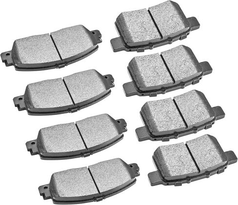 D1451 D1654 Front Rear Ceramic Brake Pads for 2013-2017 Honda Accord (8 pcs) Driver Passenger Side in Saudi Arabia