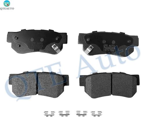 PM Auto Set of 8 Front-Rear Ceramic Brake Pads Fits Replacement For 2005-2010 KIA Sportage in Kuwait