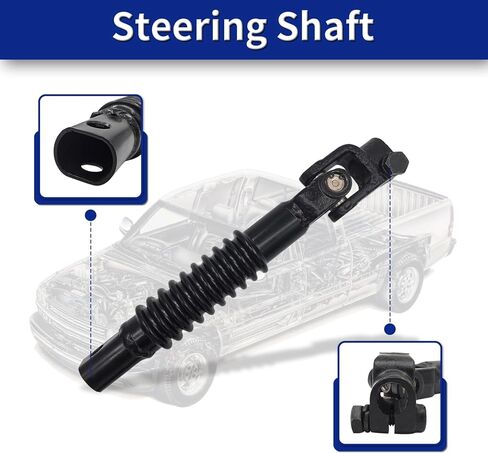 Steering Shaft, Replacement for Steering Intermediate Shaft Columns Compatible with 1999-2007 Chevrolet Silverado, 1999-2007 GMC Sierra - 425-132 in Kuwait