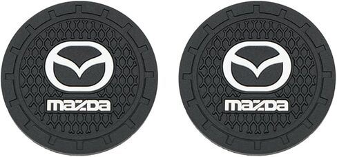 Car Cup Holder Coasters Compatible with Mercedes Benz Series Interior Accessories,Recessed Silicone Anti Slip Cup Holder Coaster Interior Accessories 2.75in 2Pack(Black) in Saudi Arabia