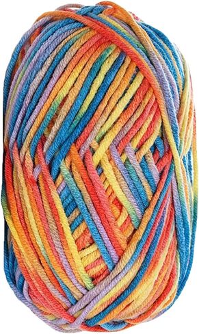 Soft Colorful Knitting Yarn Ball for Crochet Weaving DIY Craft Sewing and Handmade Projects in Kuwait