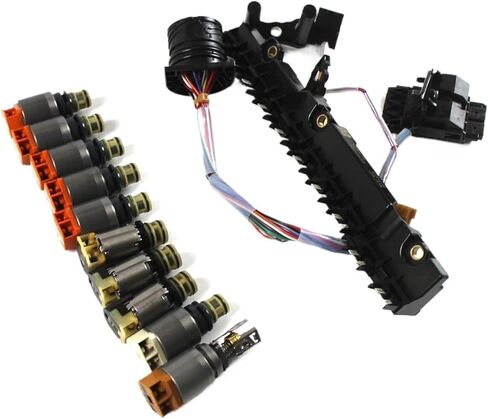 1 Set 9‑Speed Transmission Valve Solenoid W/Harness Kit 9HP48 Compatible For Landrover Caravan Cherokee Renegade Range Harness Engine CRV in Saudi Arabia