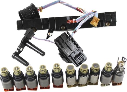 1 Set 9‑Speed Transmission Valve Solenoid W/Harness Kit 9HP48 Compatible For Landrover Caravan Cherokee Renegade Range Harness Engine CRV in Saudi Arabia
