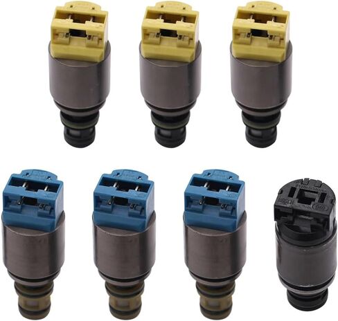 7x Transmission Solenoid Kit 6HP19 6HP26 1068298045 Compatible For BMW X3 X5 X6 Z4 325i 328i 525i Audi A4 A6 A8 Q7 Gearbox Solenoid Valves in Saudi Arabia