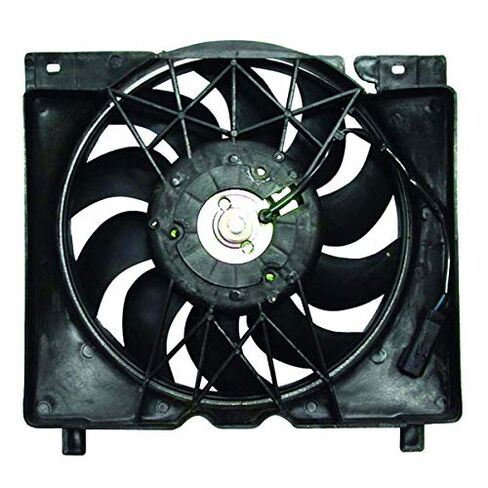 Compatible with 97 98 99 00 01 Cherokee 4.0L Radiator A/C Condenser Cooling Fan Motor Assembly in Saudi Arabia