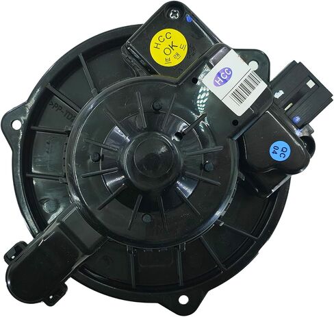 محرك منفاخ سخان HVAC 700345 مع قفص مروحة متوافق مع Kia Forte 2019-2022، NIRO 2017-2019 وHyundai Ioniq 2017-2019، الجانب الأمامي in Kuwait