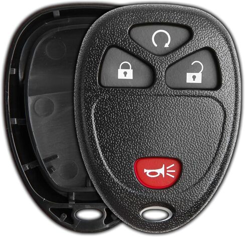 KeylessOption Just the Case Keyless Entry Remote Key Fob Shell Replacement For 15114374 in Saudi Arabia
