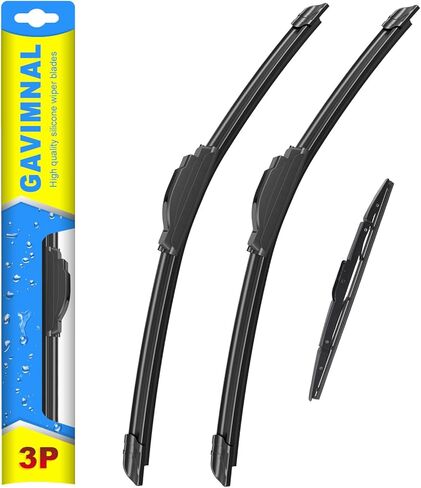 شفرات ممسحة سيليكون بديلة من Gavimnal® 26 بوصة + 16 بوصة + 13 بوصة لسيارة Honda CR-V 2012-2016، شفرات ممسحة الزجاج الأمامي الخلفي لجميع المواسم (مجموعة من 3) in Kuwait