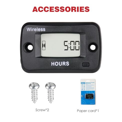 HM019V Vibration Timer,TOT Timing,Maintenance Reminder,Sensltlvity Selection,Used for Gasoline Engine Equipmen: Such as Generators, Lawn Mowers, Motorcycles, ATVs, etc in Saudi Arabia