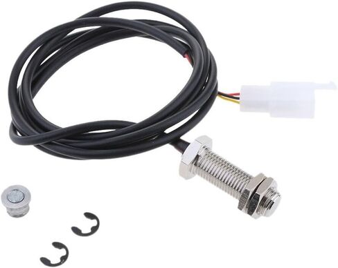 Versatile Motorcycle Digital Odometer Sensor Cable with 2 Magnets, 3 - Pin Connector for Speedometer and Tachometer in Saudi Arabia