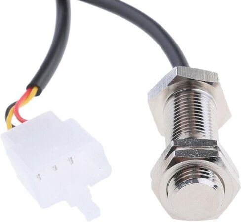 Versatile Motorcycle Digital Odometer Sensor Cable with 2 Magnets, 3 - Pin Connector for Speedometer and Tachometer in Saudi Arabia