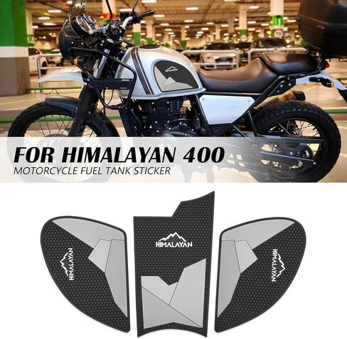 for Himalayan 400 Himalayan 411 2016-2023 New Motorcycle Tank Sticker pad Non-Slip Side Fuel Rubber Waterproof Stickers in Saudi Arabia