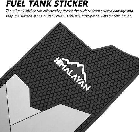 for Himalayan 400 Himalayan 411 2016-2023 New Motorcycle Tank Sticker pad Non-Slip Side Fuel Rubber Waterproof Stickers in Saudi Arabia