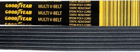 Goodyear Belts 1070615 Serpentine Belt - 7-Rib - 61.5" for Nissan Quest (2011-13), Chevrolet C6500 Kodiak (2003), GMC C8500, C6500 & C7500 Topkick (2003) in Kuwait