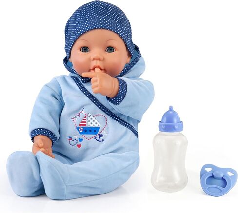 Bayer Hello Baby Boy Doll Interactive 18 in Realistic Pretend Play with Sounds in Kuwait