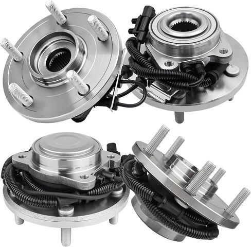 Front and Rear Wheel Bearing Hub Assembly Compatible with 2012 2013 2014 2015 2016 2017 2018 2019 2020 Dodge Grand Caravan, Chrysler Town & Country, RAM C/V, VW Routan Left and Right Side in Saudi Arabia