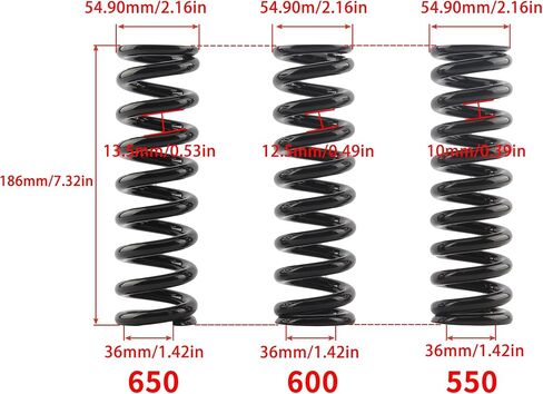 زنبرك ممتص الصدمات الخلفي 600LBS لـ Sur Ron Light Bee X لـ Segway X160 X260 in Kuwait