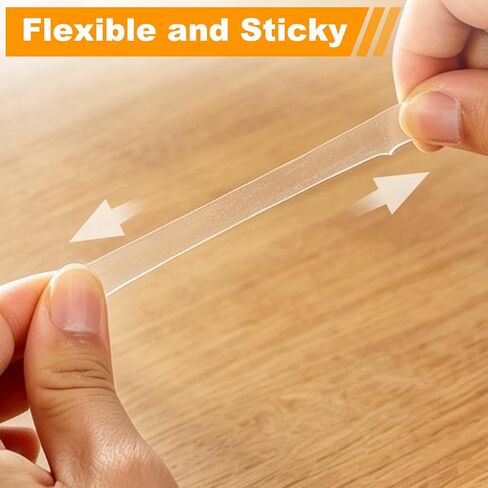 Sticky Dots Double Sided, 140 PCS 0.79" X 1mm Clear Removable Adhesive Dot for Hanging Posters Crafts Balloons Photos Party Decorations, Easy Release, Water Resistant, No Trace, Circle(20mm) in Saudi Arabia