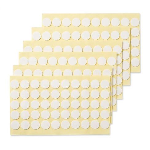 300 PCS Sticky Dots Double Sided, 0.79" X 0.04" Removable Adhesive Clear Dot for Poster DIY Crafts Balloon Photo Party Holiday Decoration, Strong Hold, No Trace, Flexible, Water Resistant in Saudi Arabia