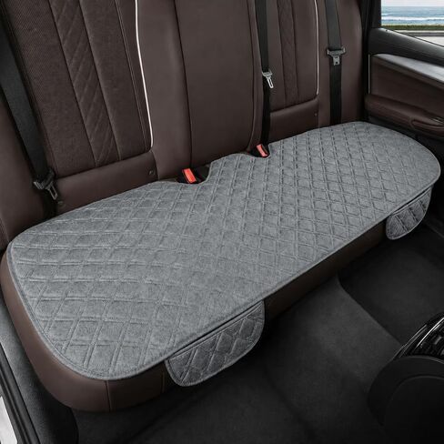 Pu Leather Car Seat Bottom Covers Protectors Include 1 Rear Bench Seat Cover Universal Fit 90% Vehicles (C-Gray) in Kuwait