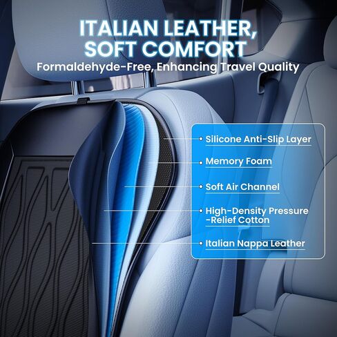 2026 Upgraded Cooling Car Seat Cover(Front Seat), Semiconductor Car Seat Cooling Pad,12V-24V Cooling Car Seat Cushion with 3 Temp Modes,Universal Fit for SUV/Truck Accessories(Ice-Core Black) in Kuwait