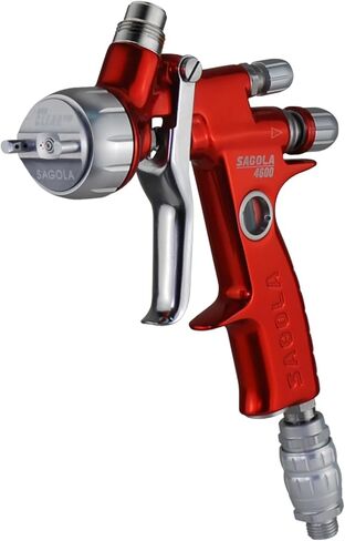 Sagola 4600 Clear Pro Gravity Spray Gun - Professional Clear Coat Automotive Paint Gun, Optional Builtin Digital Pressure Gauge, Lightweight (1.35mm, Standard) in Saudi Arabia