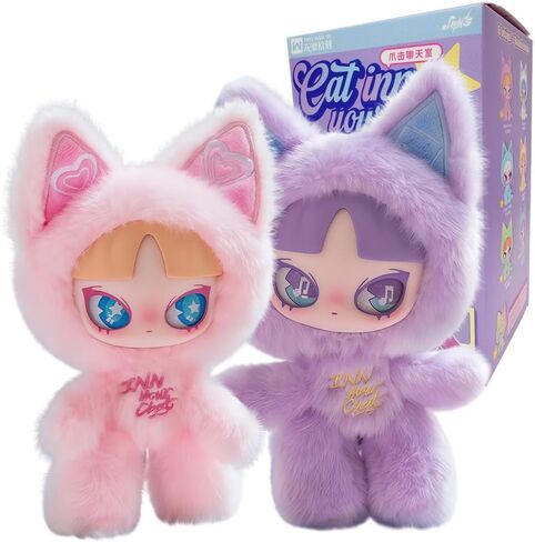 INN'S Cat Inn Your Chat Series Vinyl Plush Blind Box 1PC(1 of 7 Possible Styles) Cute Figures Collectible Toys Birthday Gifts (1Pcs Blind Box) in Saudi Arabia