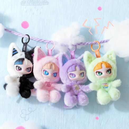 INN'S Cat Inn Your Chat Series Vinyl Plush Blind Box 1PC(1 of 7 Possible Styles) Cute Figures Collectible Toys Birthday Gifts (1Pcs Blind Box) in Saudi Arabia