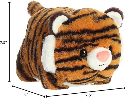 حيوان محشو من Aurora® Adorable Spudsters™ Tiffany Tiger™ - احتضان مريح - رفاق مرحون - برتقالي 10 بوصات in Kuwait