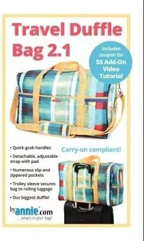 Travel Duffle Bag Pattern PBA203-2.1 in Kuwait