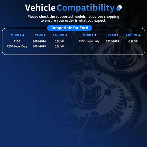 8 قطع من حاقن الوقود متوافقة مع Ford 2010-2014 F150 2011-2015 F250 F350 Super Duty 6.2L V8، #OE يحل محل AL3E-F7A، AL3Z9F593B، F87Z9F593FA، FJ1166، CM-5195، 4G2277 مجموعات حاقن الوقود in Kuwait