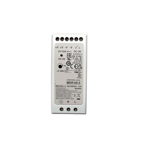 1 قطعة 60 واط مخرج واحد مصدر طاقة السكك الحديدية الصناعية DIN MDR-60-5 | 5 فولت MDR-60-12 | 12 إم دي آر-60-24 | 24 فولت MDR-60-48 | 48 فولت (MDR-60-48) in Kuwait