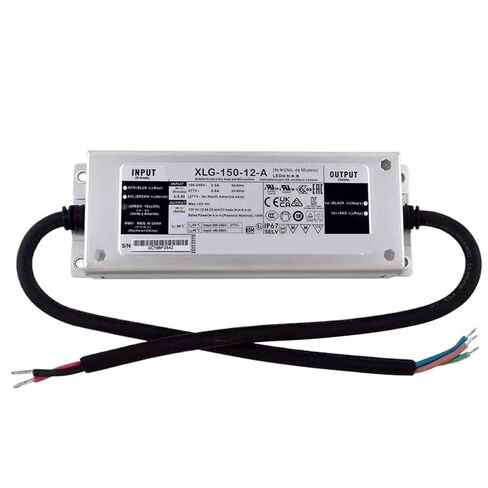 1pcs XLG-150-24-A Constant Voltage LED Lighting Driver Buit-in Active PFC Function AC-DC Indoor Outdoor IP67 in Kuwait