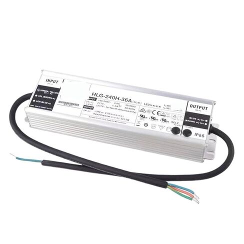 1 قطعة HLG-240H-36A 36 فولت 6.7A الجهد المستمر LED الإضاءة سائق PFC مقاوم للماء تحويل التيار الكهربائي in Kuwait