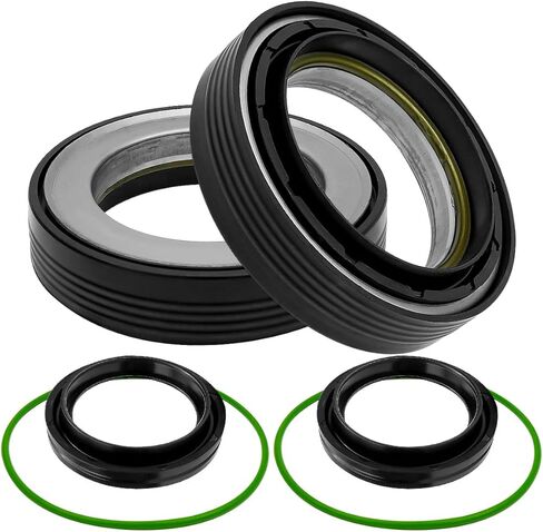 Front Axle Knuckle Tube Seal Kit Fit for Ford F-250 F-350 F-450 F-550 Excursion Duty Super 4X4 trucks Dana 50 60 1998-2005 Replace 50491 50381 41784-2 Front Oil Seal Set in Kuwait