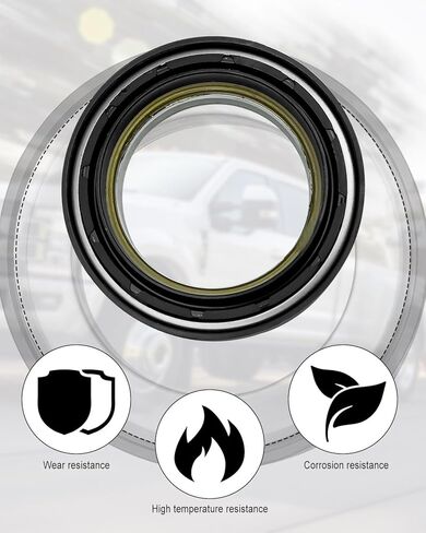 Front Axle Knuckle Tube Seal Kit Fit for Ford F-250 F-350 F-450 F-550 Excursion Duty Super 4X4 trucks Dana 50 60 1998-2005 Replace 50491 50381 41784-2 Front Oil Seal Set in Kuwait