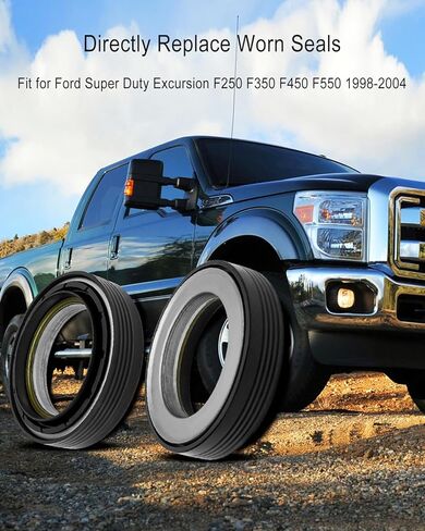 Front Axle Knuckle Tube Seal Kit Fit for Ford F-250 F-350 F-450 F-550 Excursion Duty Super 4X4 trucks Dana 50 60 1998-2005 Replace 50491 50381 41784-2 Front Oil Seal Set in Kuwait