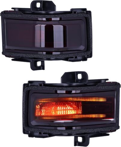 مصابيح إشارة الانعطاف الأمامية للمرآة OKLPF متوافقة مع 2015-2024 Ford F150 F250 F350 F450 F550، استبدال FL34-13B382-CA FL34-13B381-CC مرآة سحب الباب إشارة تشغيل مجموعة ضوء العدسة الواضحة in Kuwait