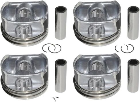 Engine Piston And Rings Set With Pin 20mm 06D107066C 06D198151B Compatible With A3 A4 A6 C6 2.0 GLI in Saudi Arabia