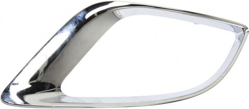 Riloer Chrome Fog Light Trim Foglight Bezel Cover, 1PC 5113745AB Lower Bumper Fog Light Lamp Cover, Compatible with Dodge DURANGO 2014-2020, Driver Left Side in Kuwait