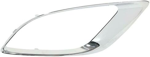 Riloer Chrome Fog Light Trim Foglight Bezel Cover, 1PC 5113745AB Lower Bumper Fog Light Lamp Cover, Compatible with Dodge DURANGO 2014-2020, Driver Left Side in Kuwait