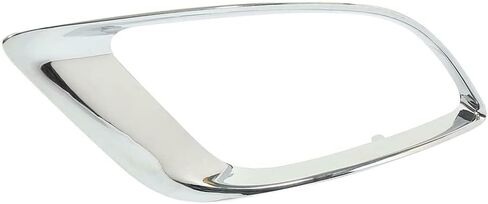Riloer Chrome Fog Light Trim Foglight Bezel Cover, 1PC 5113745AB Lower Bumper Fog Light Lamp Cover, Compatible with Dodge DURANGO 2014-2020, Driver Left Side in Kuwait