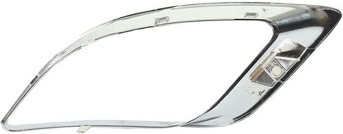 Riloer Chrome Fog Light Trim Foglight Bezel Cover, 1PC 5113745AB Lower Bumper Fog Light Lamp Cover, Compatible with Dodge DURANGO 2014-2020, Driver Left Side in Kuwait