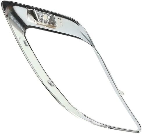 Riloer Chrome Fog Light Trim Foglight Bezel Cover, 1PC 5113745AB Lower Bumper Fog Light Lamp Cover, Compatible with Dodge DURANGO 2014-2020, Driver Left Side in Kuwait