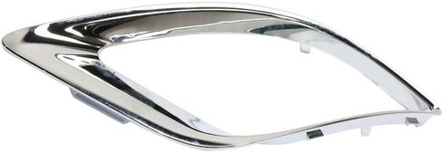Riloer Chrome Fog Light Trim Foglight Bezel Cover, 1PC 5113745AB Lower Bumper Fog Light Lamp Cover, Compatible with Dodge DURANGO 2014-2020, Driver Left Side in Kuwait