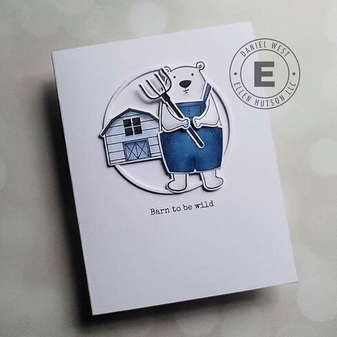 Ellen Hutson, Essentials by Ellen, Bear Ware Dress Up 2 Stamp & Die Set Combo (ccordinates with All Inside Stamp Set - Sold Separately), Stamping, Card Making, Papercrafts, Scrapbooking, DIY in Kuwait