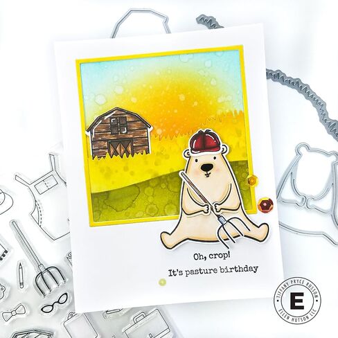 Ellen Hutson, Essentials by Ellen, Bear Ware Dress Up 2 Stamp & Die Set Combo (ccordinates with All Inside Stamp Set - Sold Separately), Stamping, Card Making, Papercrafts, Scrapbooking, DIY in Kuwait