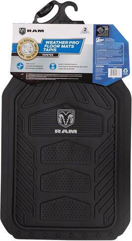 سجادات أرضية أمامية من البلاستيك اللون 001663R01 RAM WeatherPro - قطعتان in Kuwait
